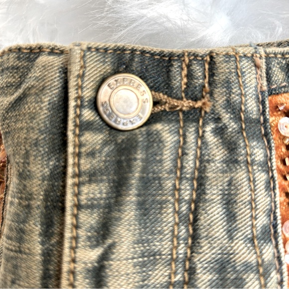 NWT Vintage Express Denim Mini Skirt - Picture 11 of 13